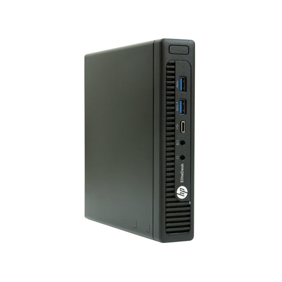 Restored HP Mini PC, Intel Core i5, 8GB RAM, 256GB SSD, Windows 10 Pro, Black, 800 (Refurbished)