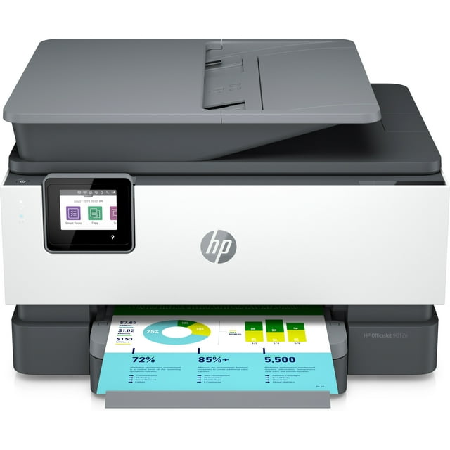 Restored HP OfficeJet 9012e All-in-One Wireless Color Inkjet Printer - 6 Months Free Instant Ink with HP+ (Refurbished)