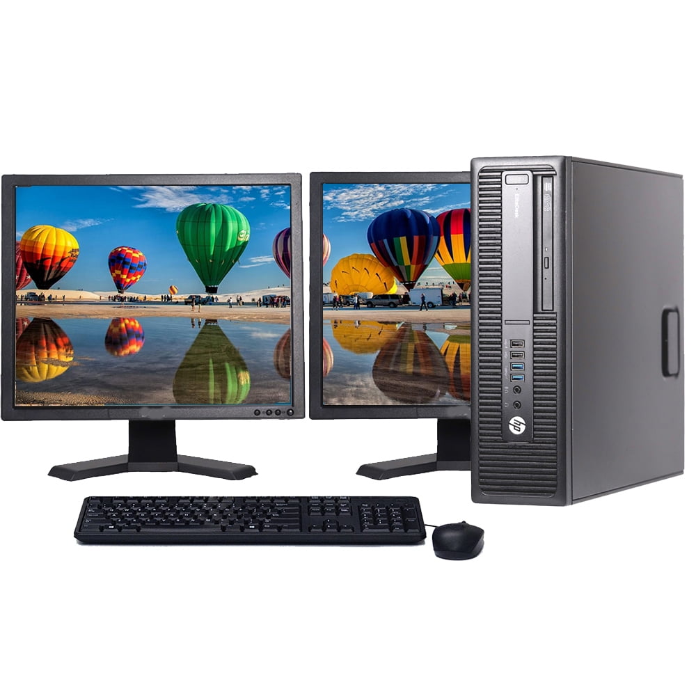 HP Desktop Computer SFF PC Intel i5-3rd 16GB 2TB HDD New 22 LED WiFi  Windows 10