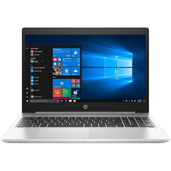 Restored HP ProBook 455 G6 15.6-inch Business Laptop, AMD Ryzen 7 Pro 2700w, 16GB RAM, 256GB SSD, Radeon Vega Graphics, Windows 11 Pro