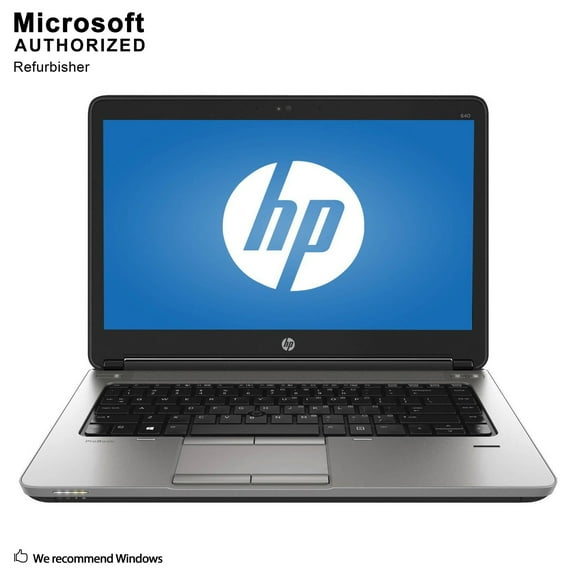 Restored HP ProBook 640 G1, 14.0" Laptop, Intel Core I5-4300M up to 3.3G, 16G DDR3, 500G, USB 3.0, VGA, DP, W10P64-Multi Languages Support (EN/ES/FR) (Refurbished)