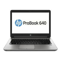 Restored HP ProBook 640 G1 14.0-in Laptop - Intel Core i5 4310M 4th Gen 2.70 GHz 8GB 256GB SSD DVD-RW Windows 10 Pro 64-Bit - Webcam (Refurbished)