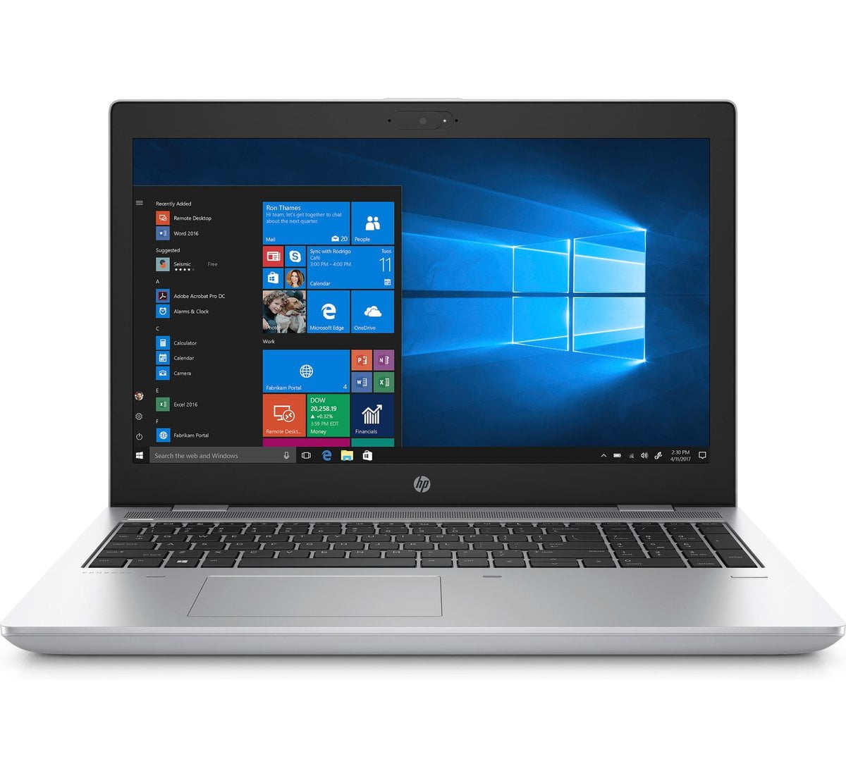 Restored HP ProBook 650 G4 15.6" Notebook - Intel Core i5-8250U - 8GB RAM - 256GB SSD - Natural Silver - Windows 10 Pro (Refurbished)
