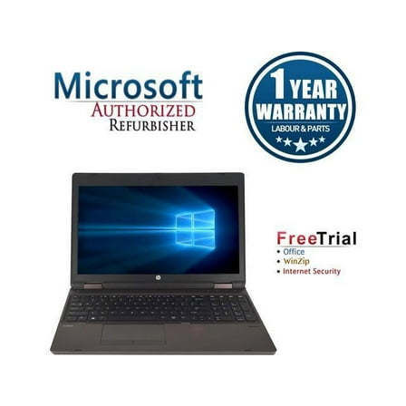Restored HP ProBook 6570B 15.6" Intel Core i5-3210M 2.50GHz 8GB DDR3 1 TB DVD Windows 10 Professional 64 Bits (Refurbished)