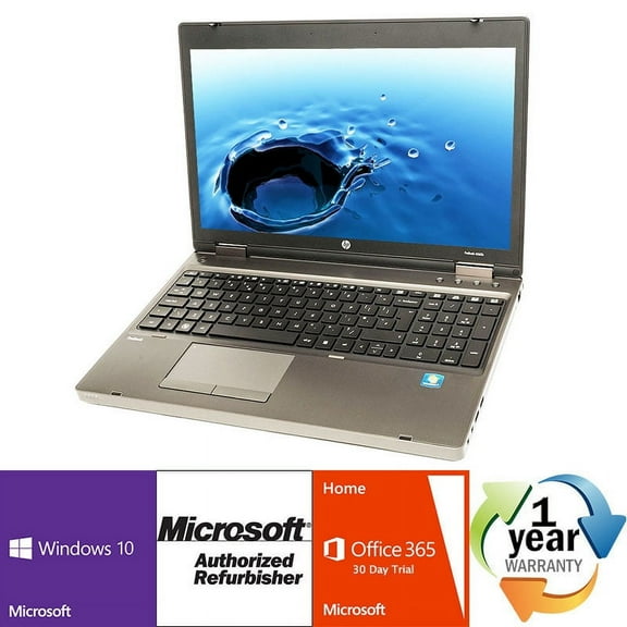 Restored HP ProBook 6570b 2.6GHz DC i5 4GB 500GB DVD Windows 10 Pro 64 Laptop