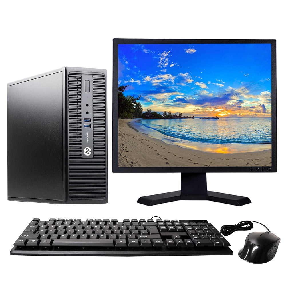 Restored HP ProDesk 400 G3 Desktop Intel Core i3-6100 3.7GHz 8GB