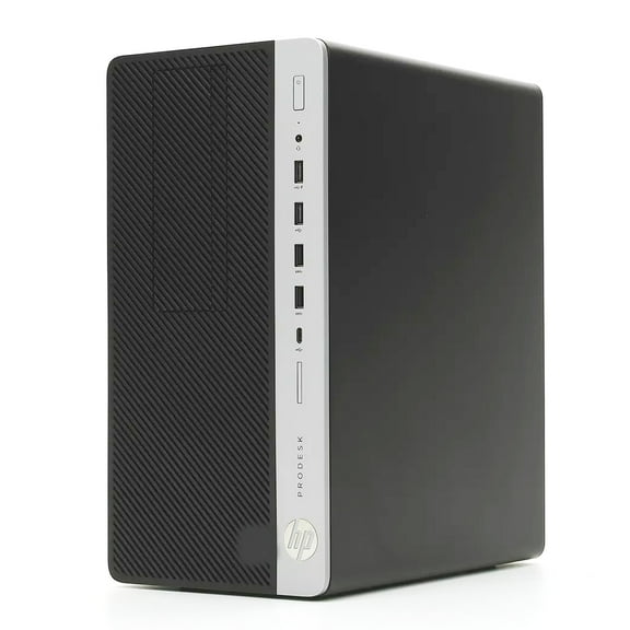 Restored HP ProDesk 600 G5 Tower Desktop Computer | Intel Hexa-Core i5-9500 (3.0 GHz) | 8GB RAM | 128GB SSD | Windows 11 | Home or Office PC (Refurbished)