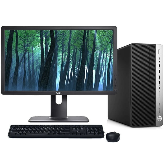 Restored HP ProDesk 600 G5 Tower Windows 11 Desktop Computer | Intel Core i5-9600 (3.1 GHz) Processor | 32GB RAM | 128GB SSD | 22" LCD | Home or Office PC (Refurbished)