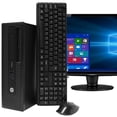 Restored HP ProDesk 600G1 Desktop Computer Bundle with 22