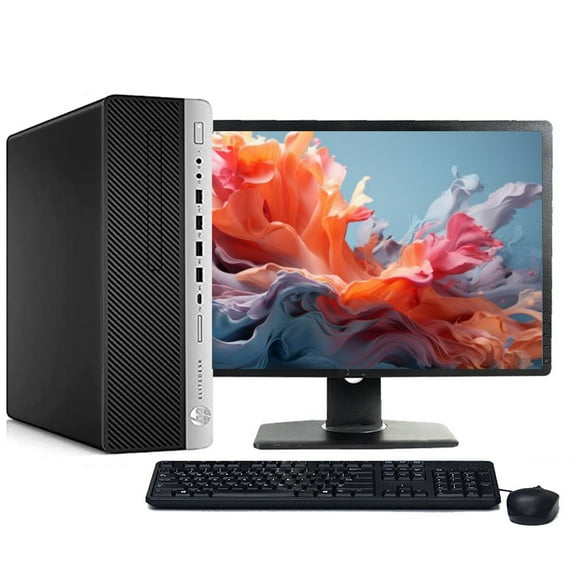 Restored HP ProDesk G4 Desktop Computer | Intel Core i5 7th Gen | 16GB RAM | 1TB HDD | Windows 10 | 22" LCD (Refurbished)
