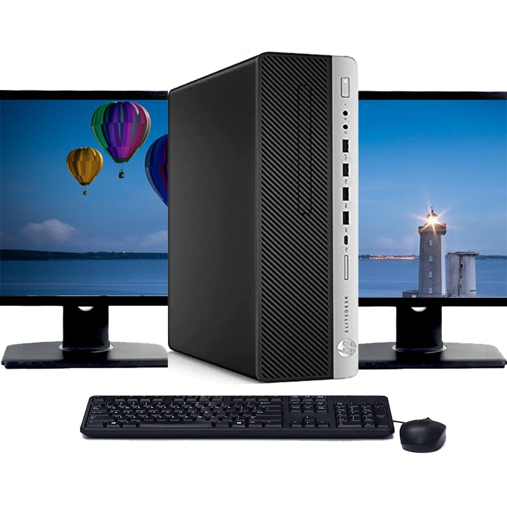 Restored HP ProDesk G4 Windows 11 Desktop Computer with a Intel HexCore i5 8th gen Processor, choose Memory, Hard drive, and LCD Options (Refurbished)