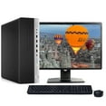 thumbnail image 1 of Restored HP ProDesk G5 Computer Intel Core i3 8th gen 16GB RAM 256GB SSD Windows 11 Pro 24" LCD (Refurbished), 1 of 5