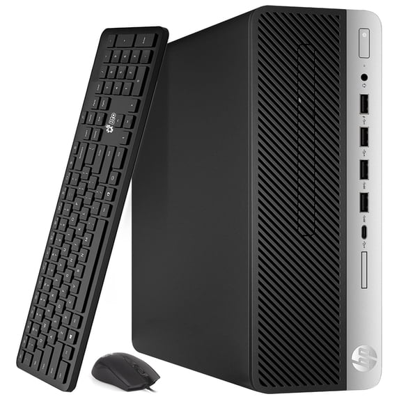 Restored HP ProDesk G5 SFF Desktop PC Intel Octa Core i7-9700 32GB Ram 2TB SSD Built-in Wi-Fi Bto Keyboard & Mouse, Windows 11 Pro (Refurbished)