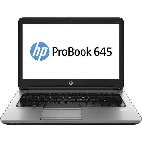 Restored HP Probook 645 G1 Laptop AMD A8 2.90 GHz 4Gb Ram 128GB SSD Windows 10 Pro-64 (Refurbished)
