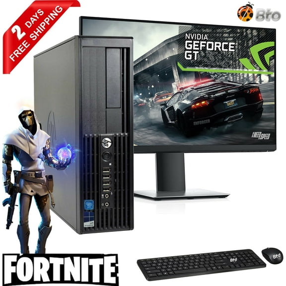 Restored HP SFF Gaming Computer Intel Core i5 2nd Gen. 8GB Ram, 1TB HDD Win10 Home (Refurbished)
