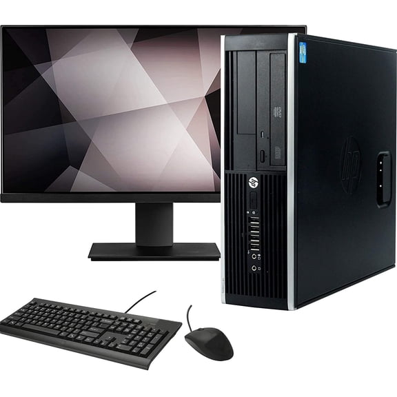 Restored HP Small Form Computer Desktop PC, Intel Core i5 3.10 GHz, 16GB Ram, 120GB SSD, 1TB Hard Drive, BTO Wifi (Refurbished)