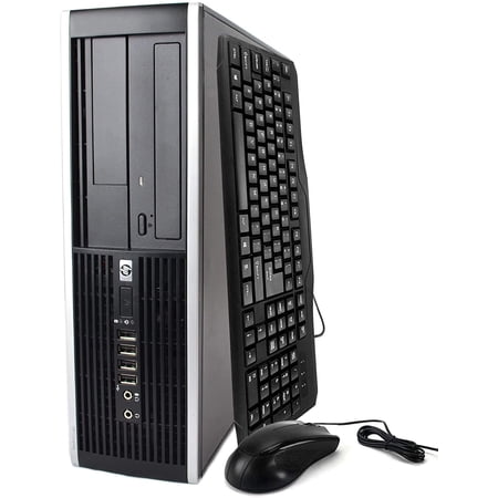 Restored HP Small Form Desktop Towers Computer, Intel Core i5 3470, 16GB RAM, 120GB SSD, 1TB Hard Drive, Windows 10, Black, EliteDesk (Refurbished)