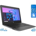 thumbnail image 1 of Restored HP Stream 11 Pro G5 Notebook, 11.6" IPS HD Touch Display, Intel Celeron N4000 Upto 2.6GHz, 4GB RAM, 64GB eMMC, HDMI, Card Reader, Wi-Fi, Bluetooth, Windows 10 Pro (6PP55UT) (Refurbished), 1 of 7