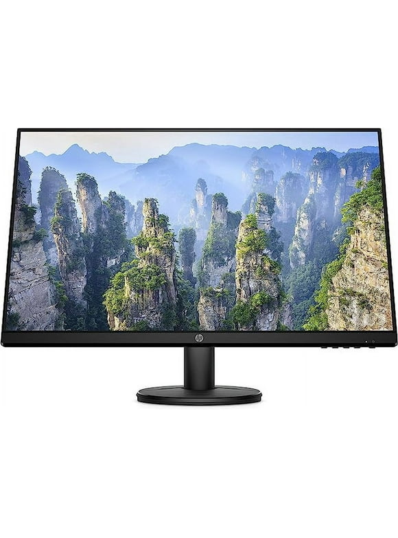 Restored HP V27i FHD Monitor | 27-inch Diagonal Full HD Computer Desktop PC Monitor with IPS
