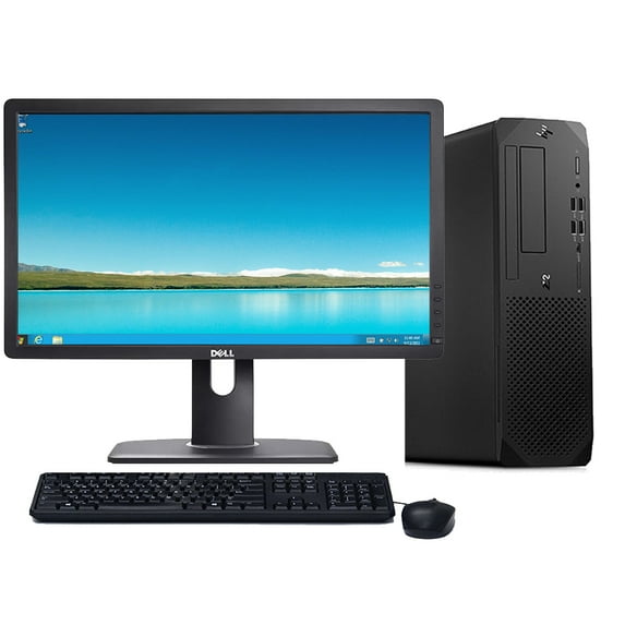 Restored HP Workstation Mini Z2 G4 Windows 11 Pro Desktop Computer | Intel Core i7-8700 (3.2 GHz) Processor | 32GB RAM | 256GB SSD | 22" LCD | Home or Office PC (Refurbished)