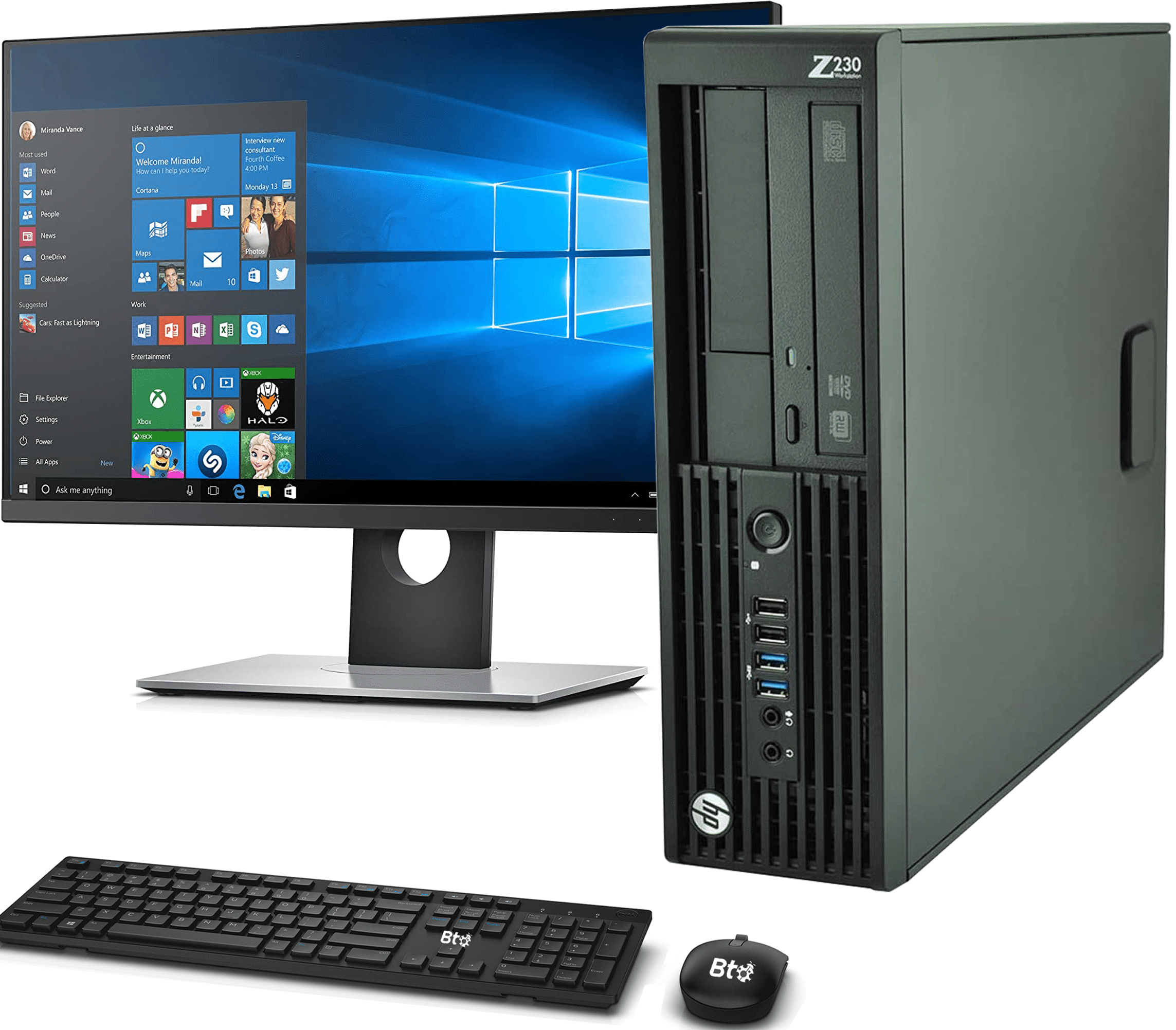 Restored HP Z230 SFF Computer Desktop PC, Intel Core i56500 3.2GHz