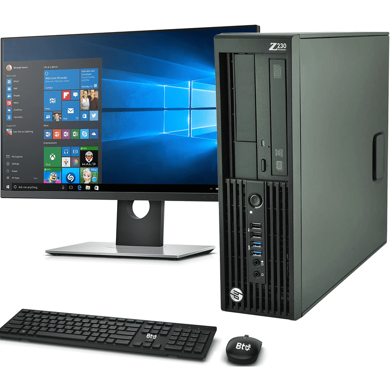 PC HP Workstation Z230 SFF Intel I7-4770 RAM 32Go SSD 960Go W11 WiFi (Reconditionné