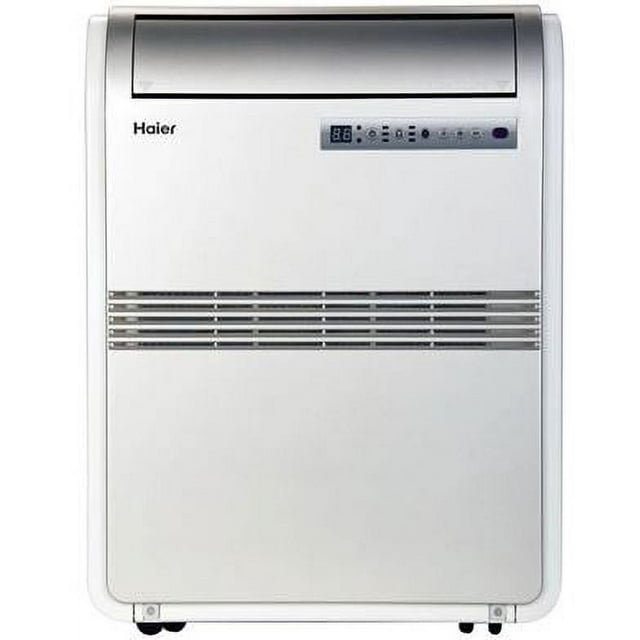 Restored Haier 8,000 BTU Portable Air Conditioner 115-Volt with Remote, Silver (Refurbished)