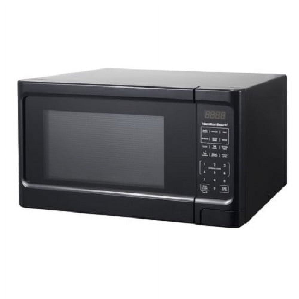 Restored Hamilton Beach P100N30APS3B 1.1 Cu. Ft. Digital Microwave Oven Black Refurbished