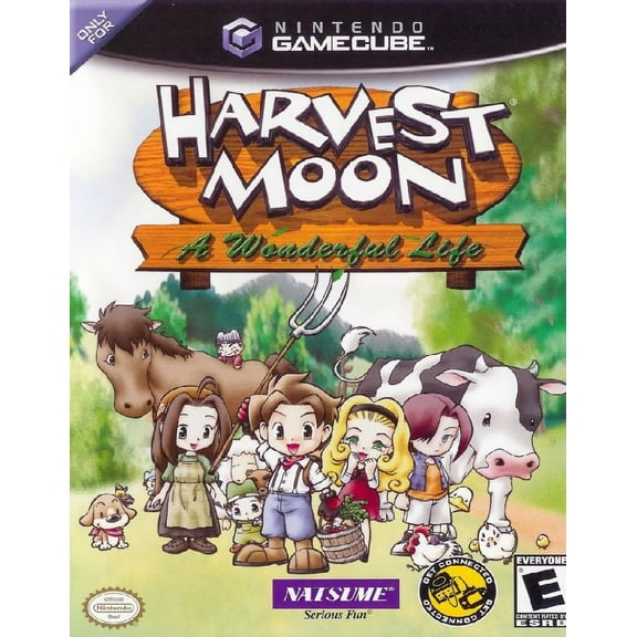 Restored Harvest Moon: A Wonderful Life (Nintendo GameCube, 2004) (Refurbished)