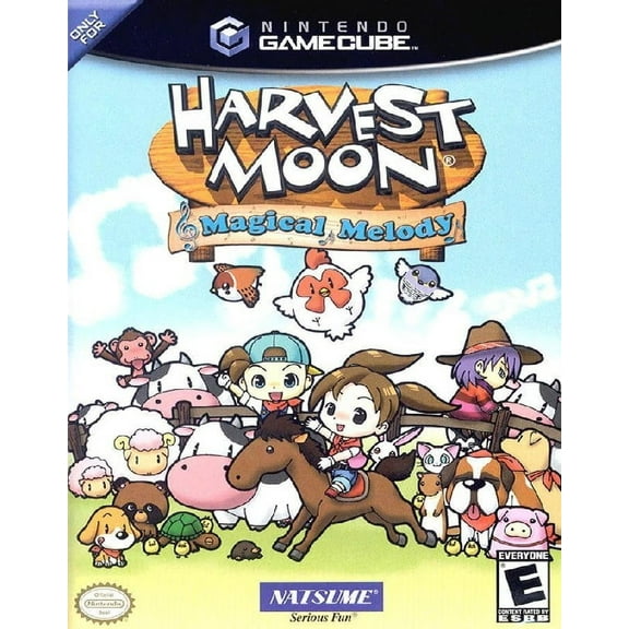 Restored Harvest Moon: Magical Melody (Nintendo GameCube, 2006) Farming Game (Refurbished)