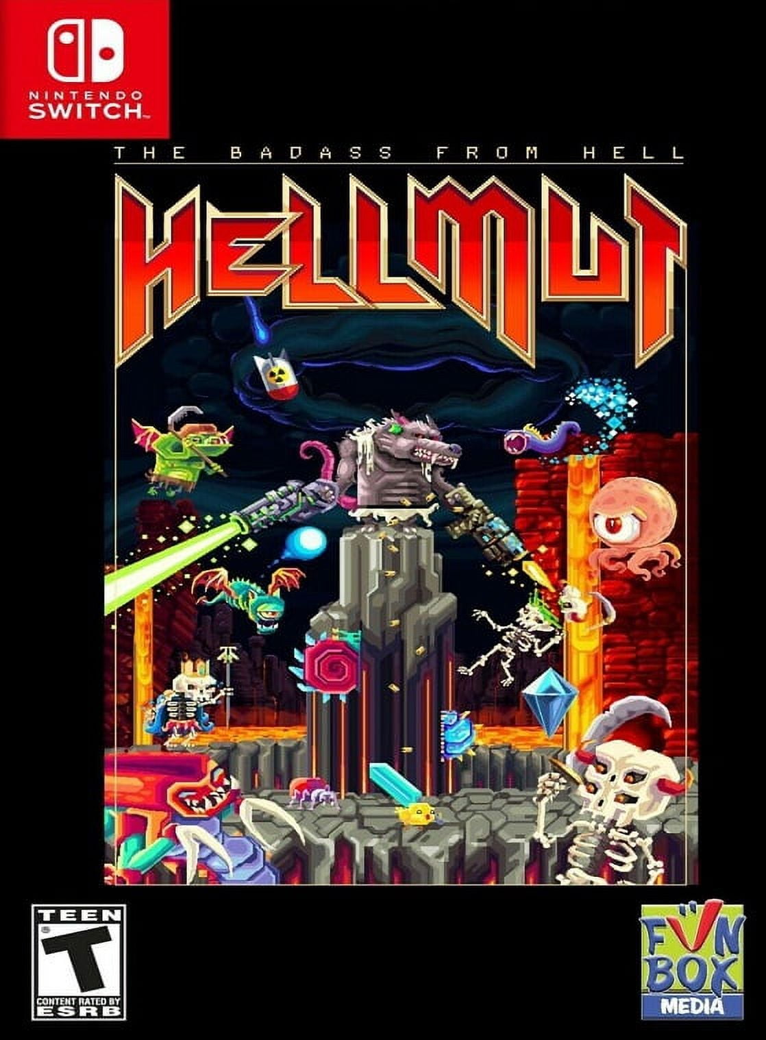 Hellmut The Badass From Hell Nintendo Switch Action & Adventure Video Game, Parental Controls