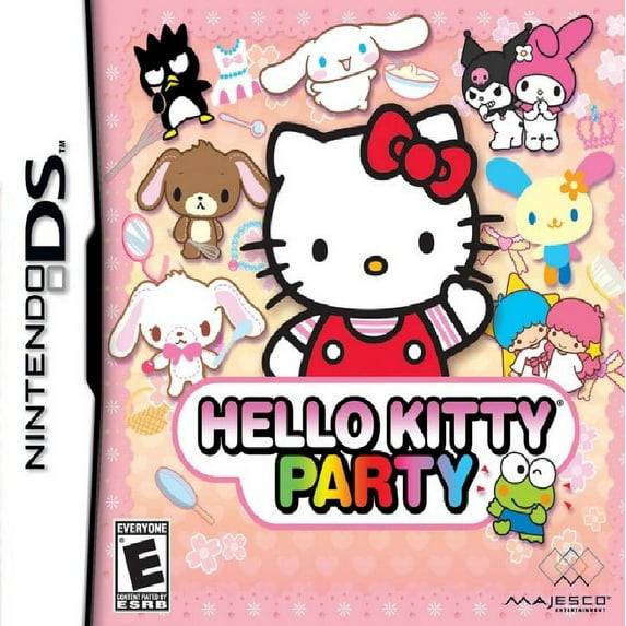 Restored Hello Kitty: Party (Nintendo DS & DSi 2009) Kid's Game