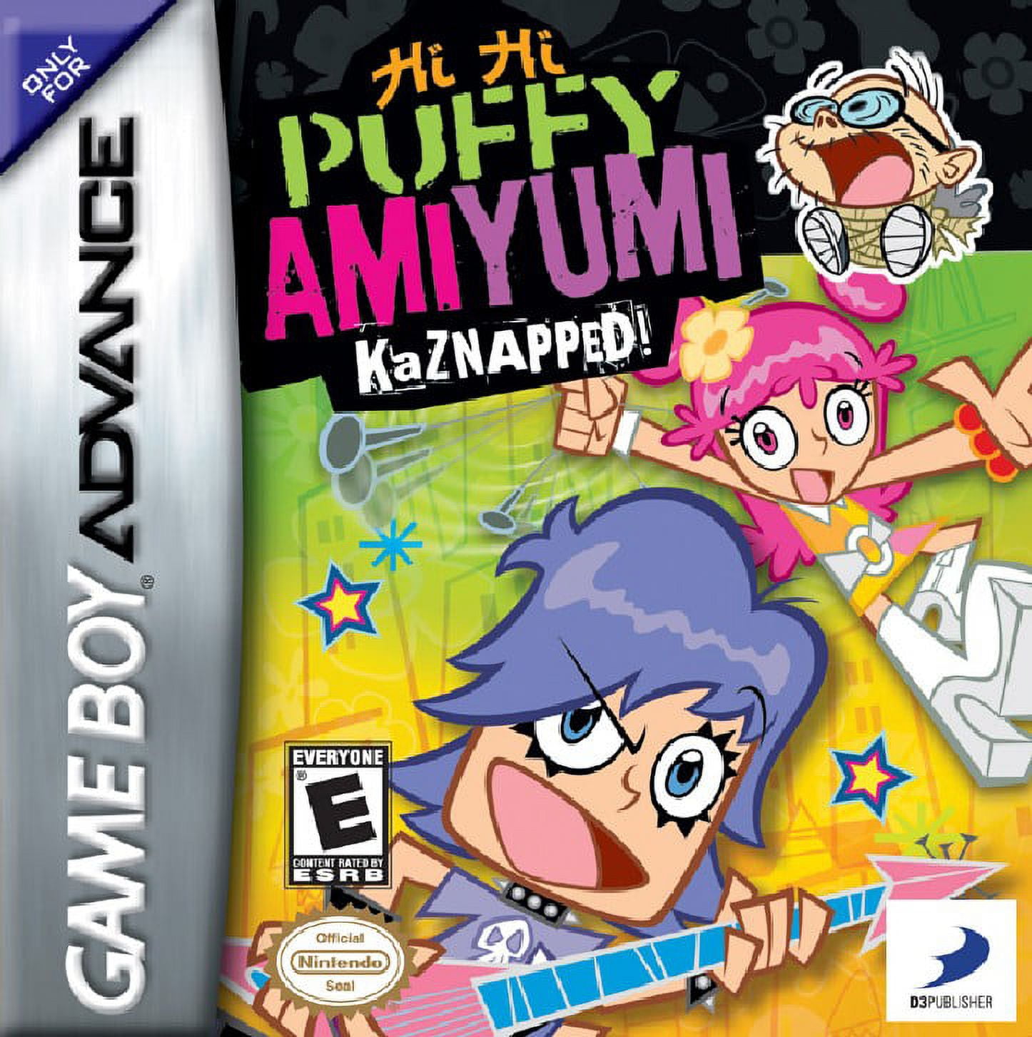 Restored Hi Hi Puffy AmiYumi: Kaznapped! (Nintendo Game Boy