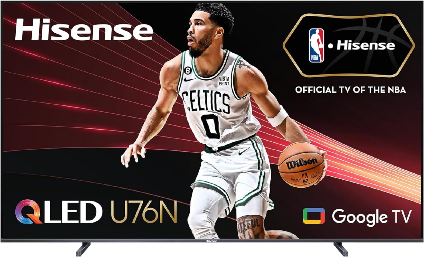 Restored Hisense 100" Class U7 Series ULED 4K UHD QLED Google Smart TV(100U76N, 2024 model) - QLED, Native 144Hz, Dolby Vision, Full Array Local Dimming, Game Mode Pro (Refurbished)