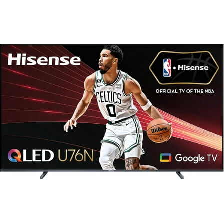 Restored Hisense 100" Class U7 Series ULED 4K UHD QLED Google Smart TV(100U76N, 2024 model) - QLED, Native 144Hz, Dolby Vision, Full Array Local Dimming, Game Mode Pro (Refurbished)