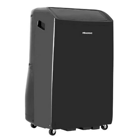 Restored Hisense 10000-BTU DOE (115-Volt) Grey Vented Wi-Fi enabled Portable Air Conditioner with Remote Cools 550-sq ft (Refurbished)