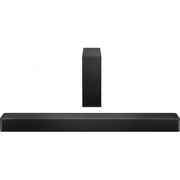 Restored Hisense - 2.1 Channel Soundbar with Wireless Subwoofer HS2100 Black (Refurbished)