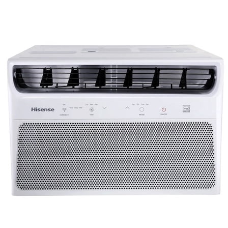 Restored Hisense 8000-BTU 350 SF Wifi Connected Energy Star Window Air Conditioner, White (Refurbished)