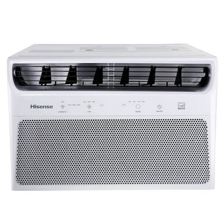 Restored Hisense 8000-BTU 350 SF Wifi Connected Energy Star Window Air Conditioner  White (Refurbished)
