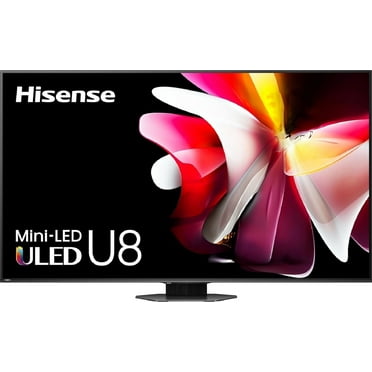 Restored Hisense 85-Inch Class U8 Series Mini-LED Pro  ULED 4K UHD Google Smart TV (85U8N, 2024) - QLED Quantum Dot Color, Dolby Vision, Native 144Hz, Up to 3000-Nit (Refurbished)