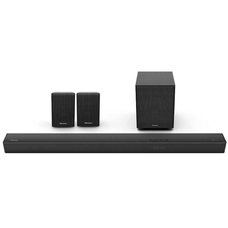 Questions And Answers: Hisense CH AX Series Dolby ATMOS Soundbar With  Wireless Rear Satellite Speakers Wireless Subwoofer Black AX5125H Best 