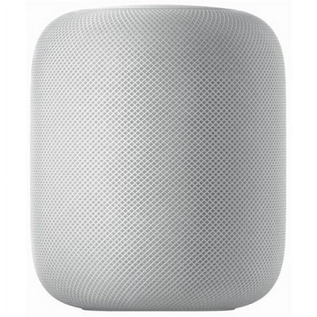 product image of Restored HomePod Portable Smart Speaker - White MQHV2LL/a (Refurbished)