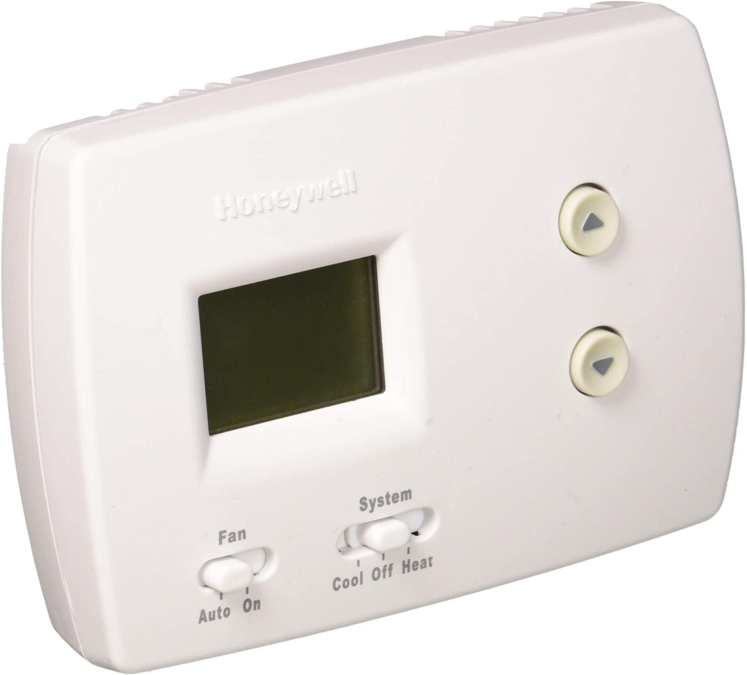White Digital Non-Programmable Thermostat with Backlit Display