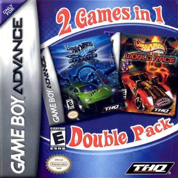 Restored Hot Wheels: World Race & Velocity X (Nintendo Game Boy Advance) (Refurbished)