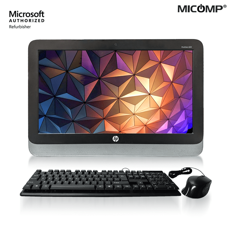 Restored Hp ProOne 400 G1 All In One Computer, Intel Core i5-4570T