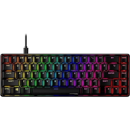 Restored HyperX Alloy Origins 65 Mechanical Gaming Keyboard Linear Red Switch RGB Backlit (Refurbished)