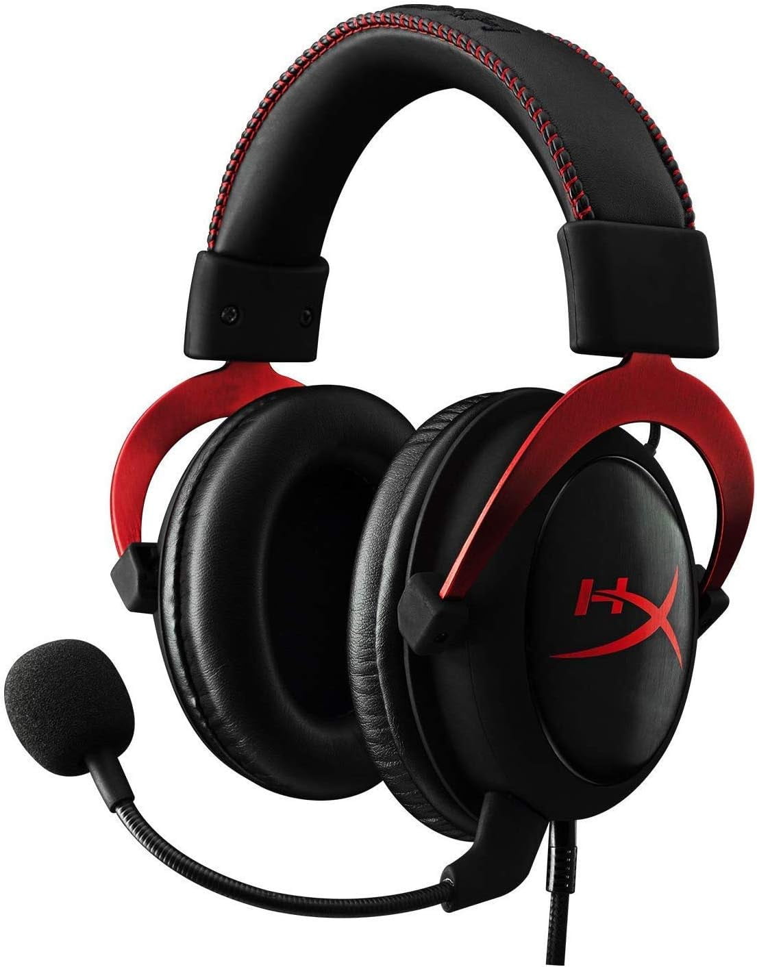 Restored HyperX Cloud II Gaming Headset for PC & PS4 & Xbox One,Nintendo Switch - Red (Refurbished)