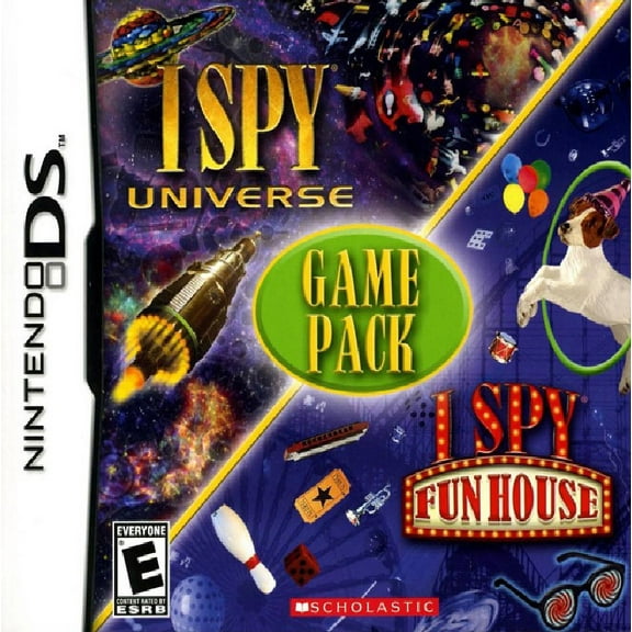 Restored I Spy Game Universe & Funhouse Game Pack (Nintendo DS, 2012)