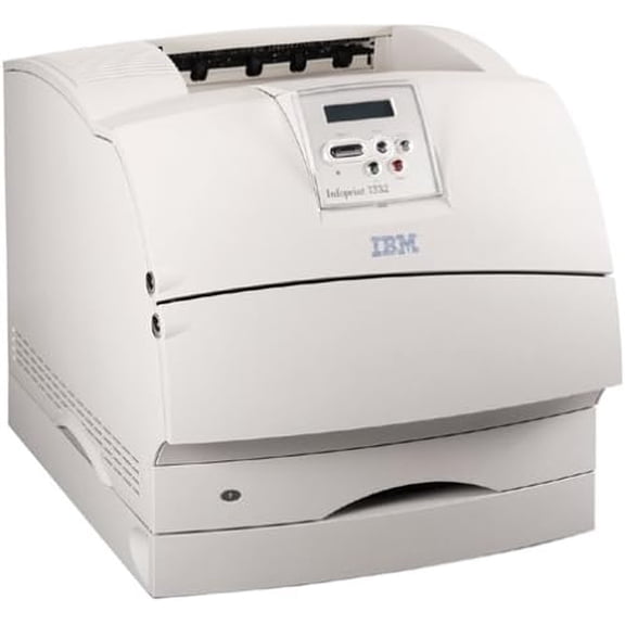 Restored IBM Infoprint 1332 Color Laser Printer – 33 PPM, 1200 × 1200 DPI, Duplex, USB & Network Ready, Workgroup Printer
