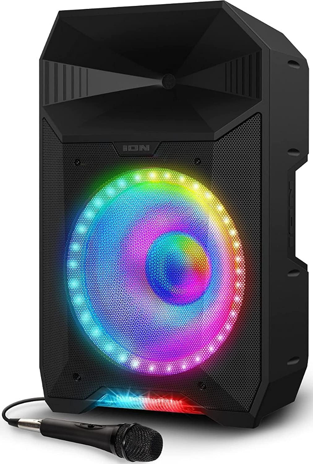 Restored ION Audio PA LIVE 500-Watt Karaoke Party Speaker Robust with Microphone (Refurbished)
